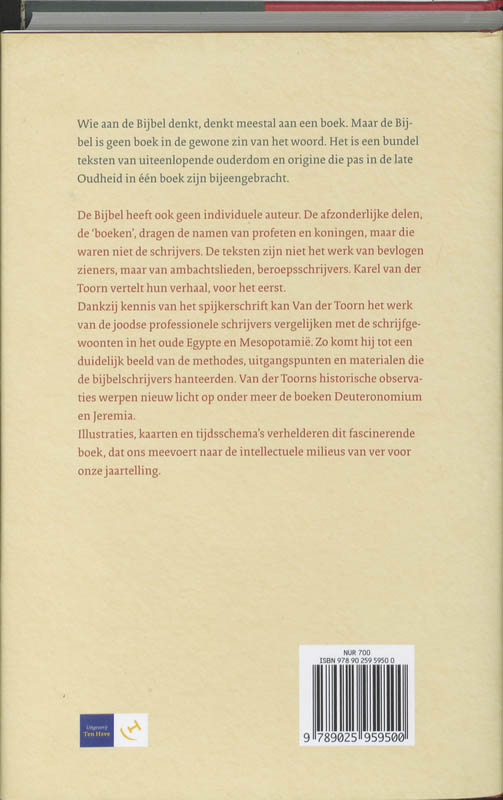 Achterkant van Wie schreef de Bijbel?