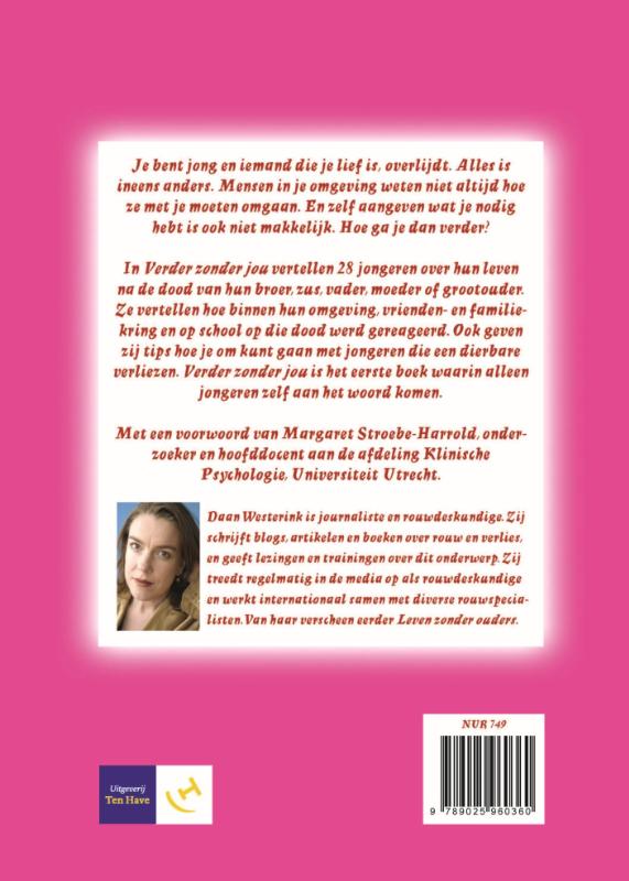 Achterkant van Verder zonder jou