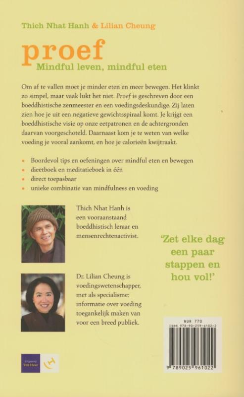 Achterkant van Proef