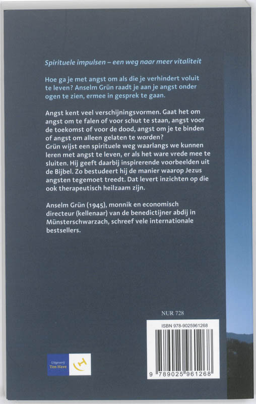 Achterkant van Maak van angst je levenskracht