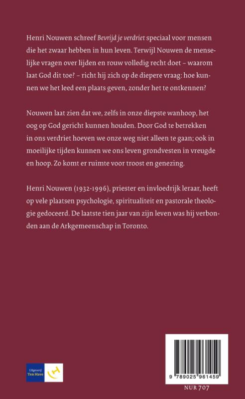 Achterkant van Bevrijd je verdriet