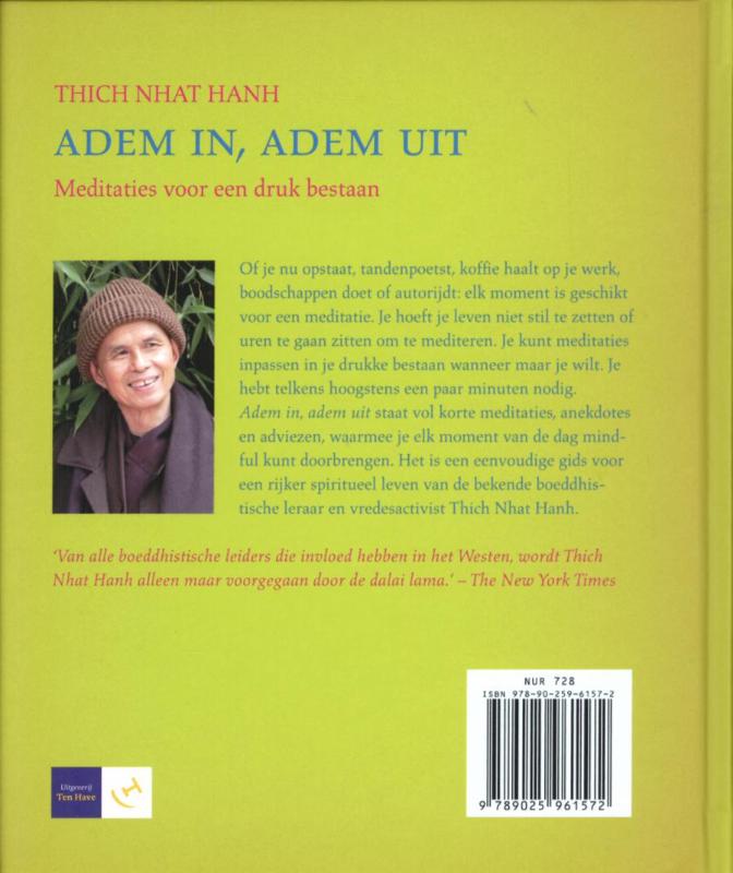 Achterkant van Adem in, adem uit