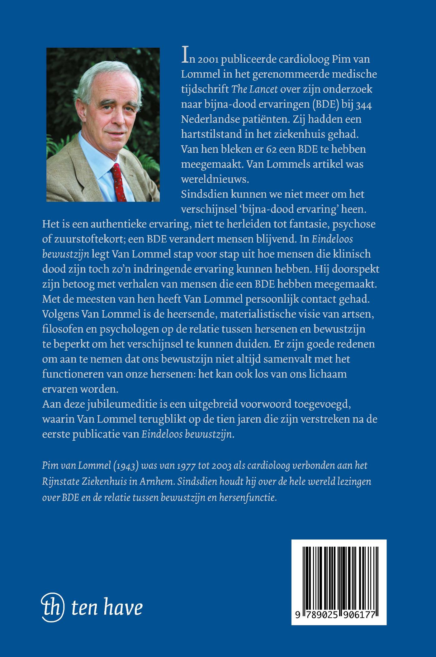 Achterkant van Eindeloos bewustzijn