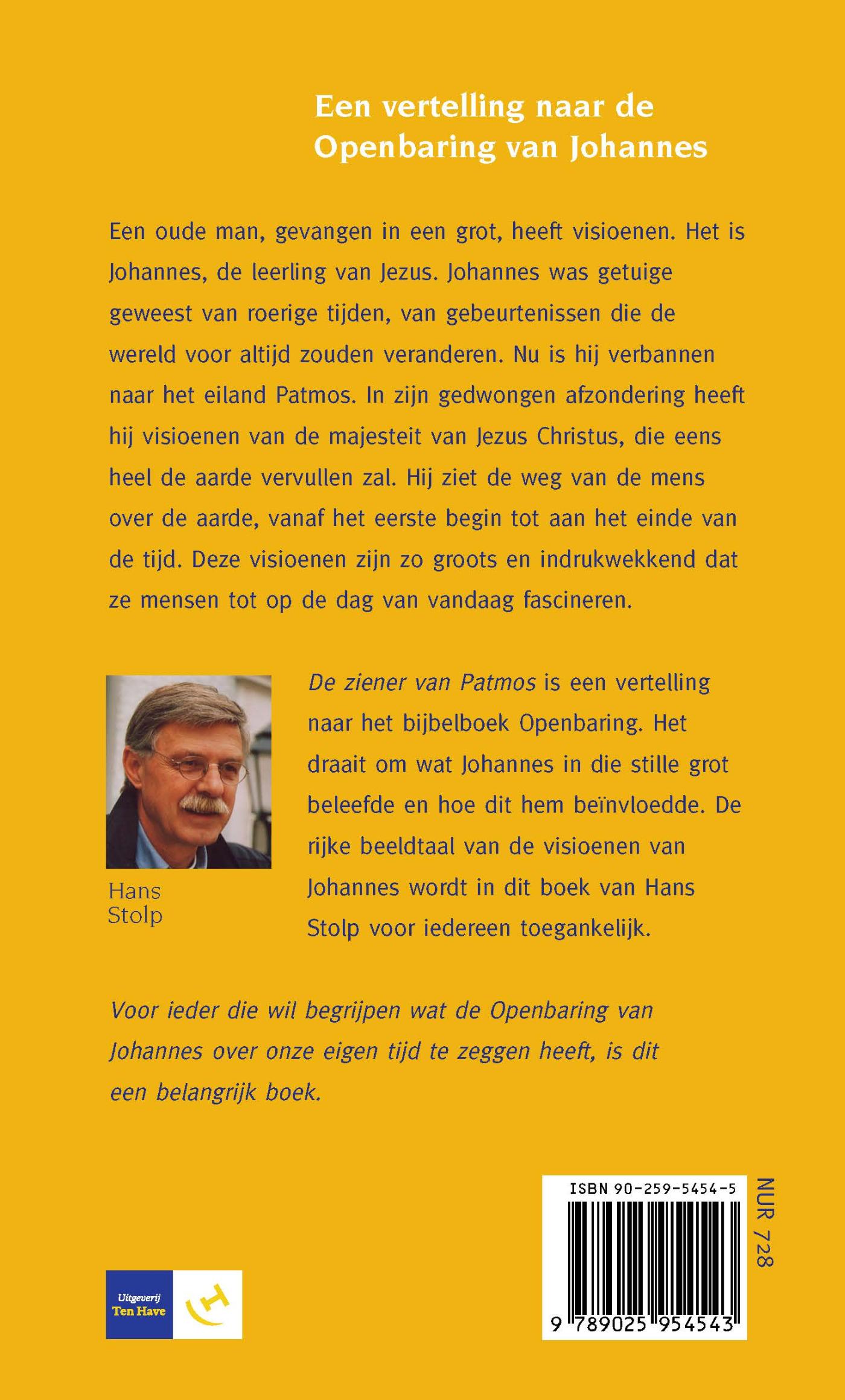 Achterkant van De ziener van Patmos