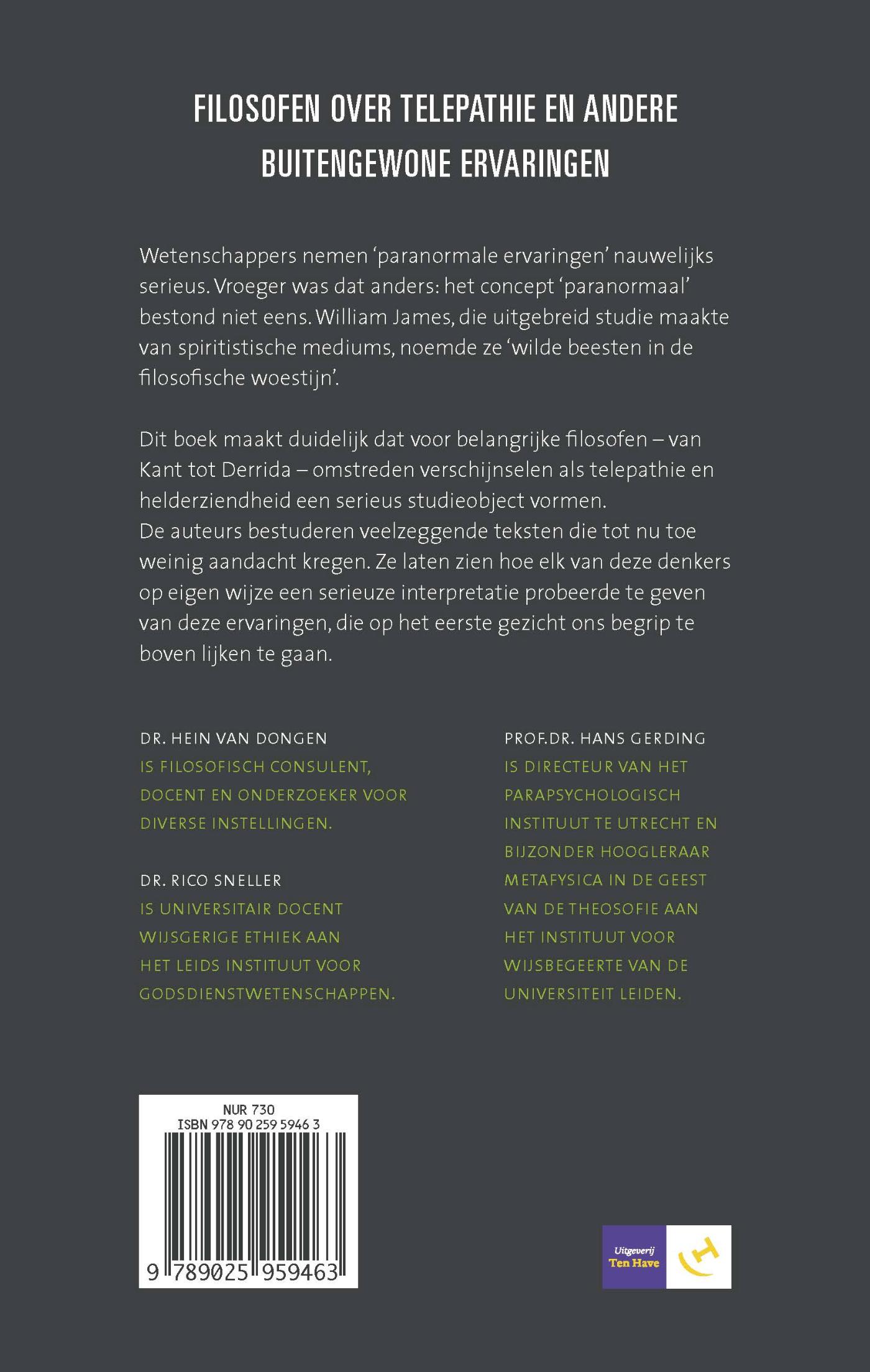 Achterkant van Wilde beesten in de filosofische woestijn