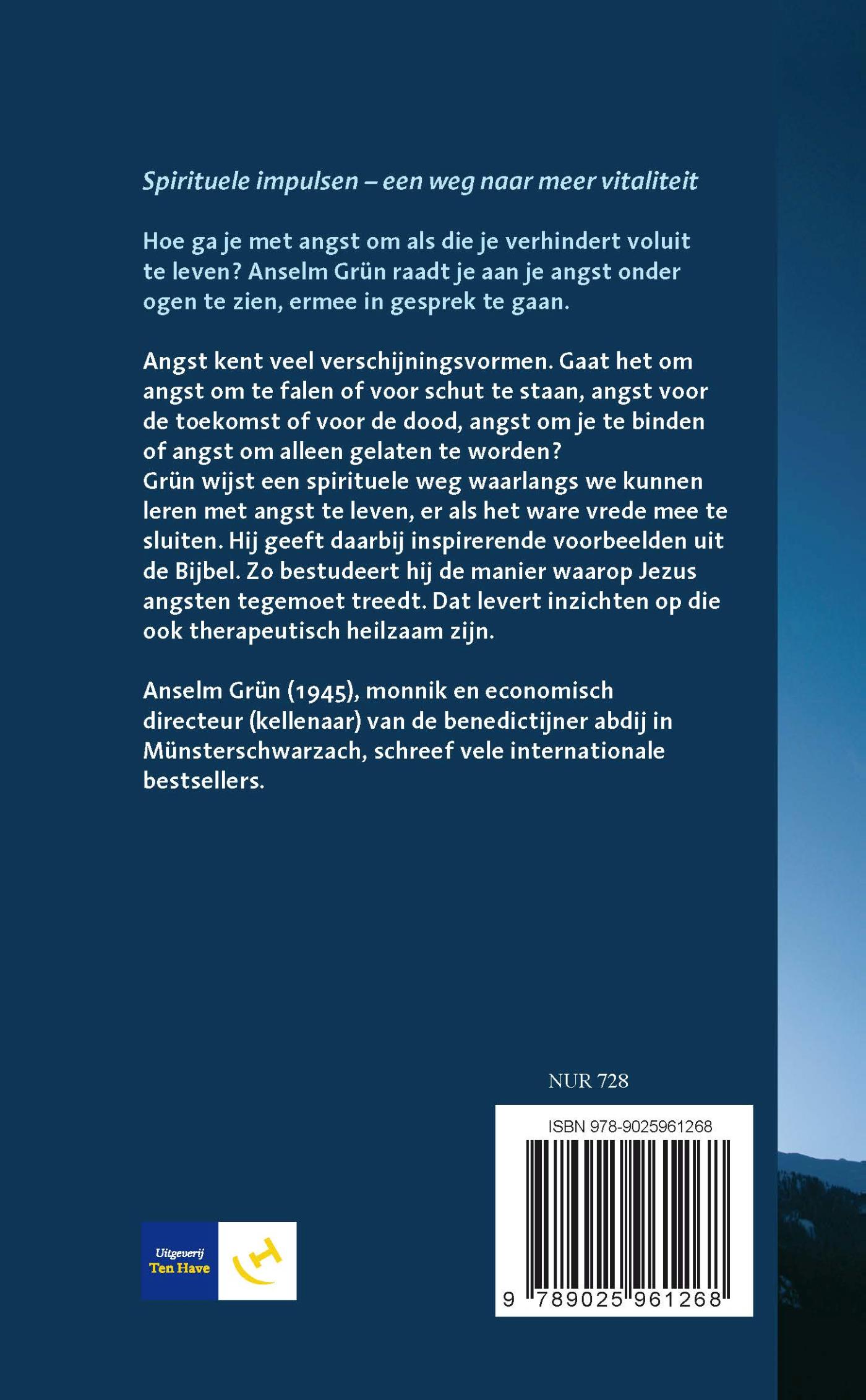 Achterkant van Maak van angst je levenskracht