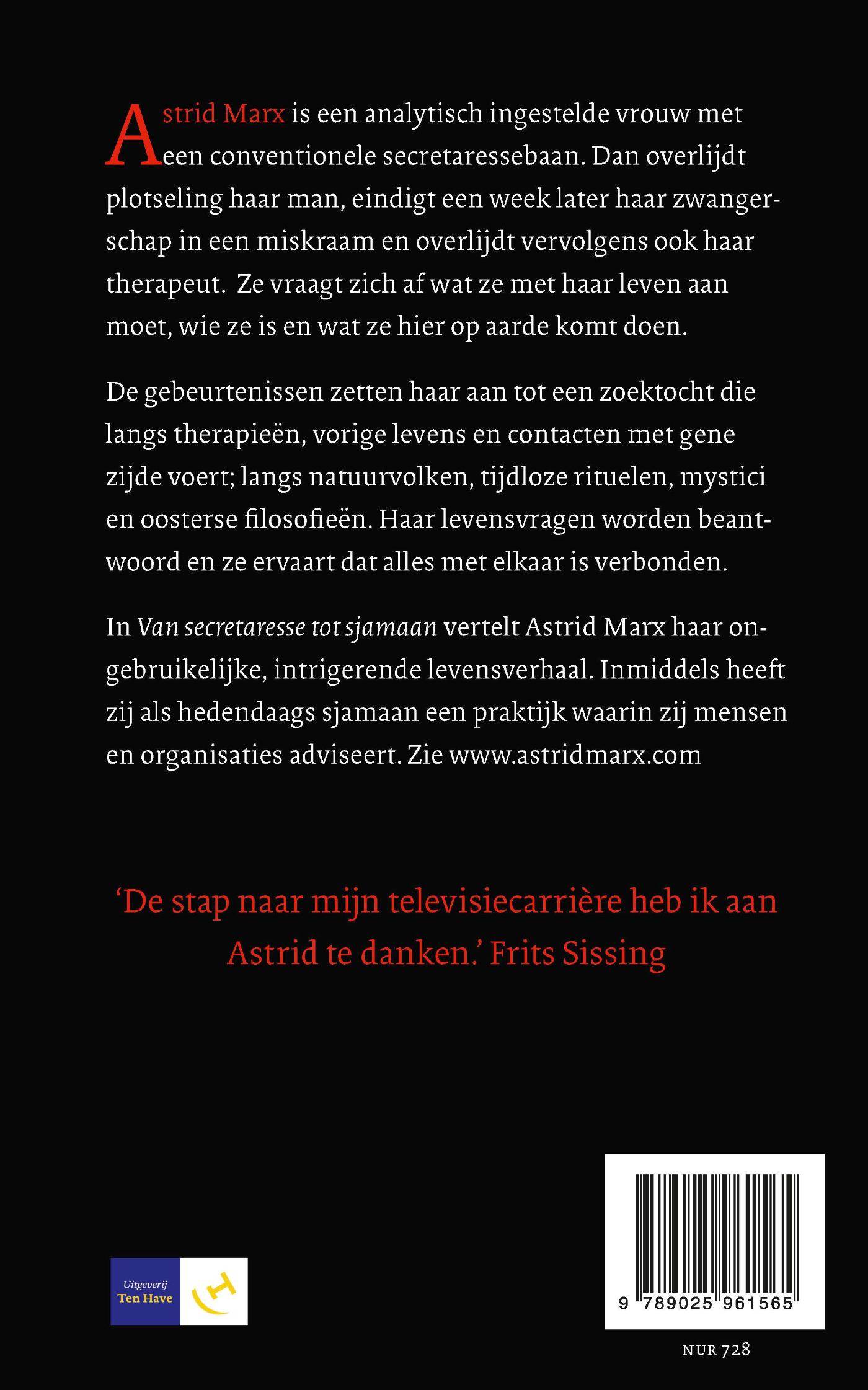 Achterkant van Van secretaresse tot sjamaan