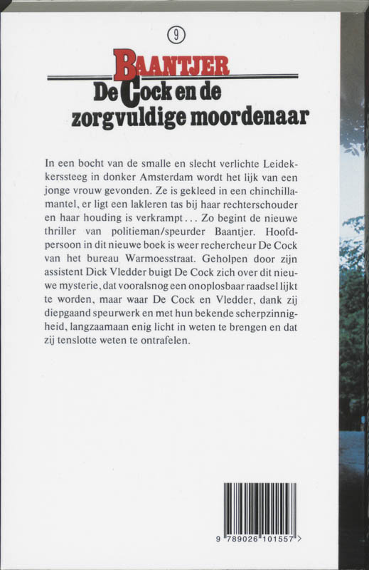Achterkant van De Cock en de zorgvuldige moordenaar