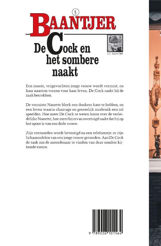 Achterkant van De Cock en het sombere naakt