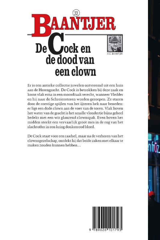 Achterkant van De Cock en de dood van een clown