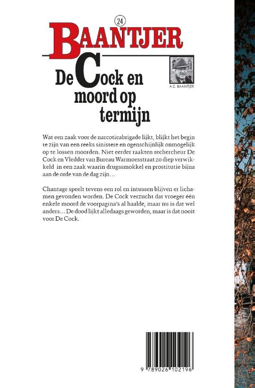 Achterkant van De Cock en moord op termijn