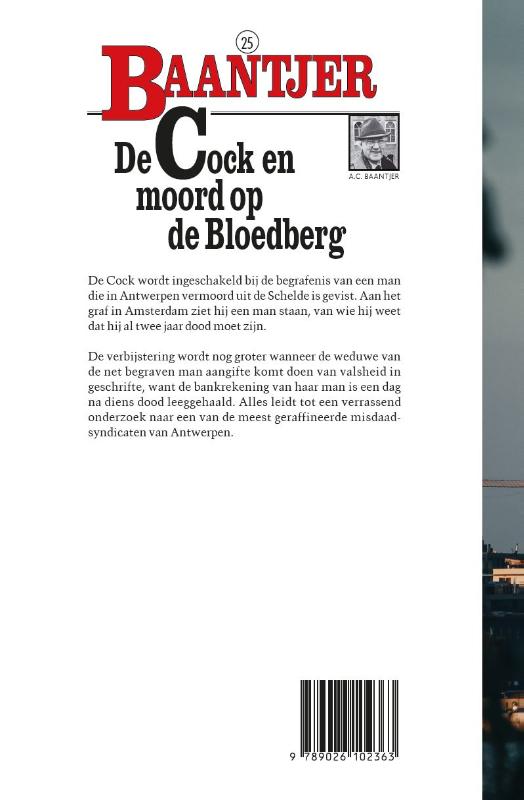 Achterkant van De Cock en moord op de Bloedberg