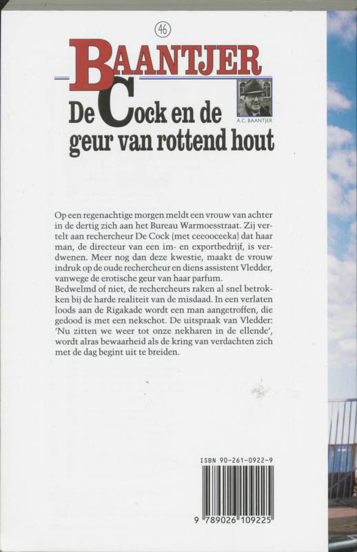 Achterkant van De Cock en de geur van rottend hout