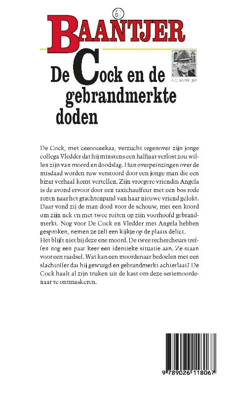Achterkant van De Cock en de gebrandmerkte doden