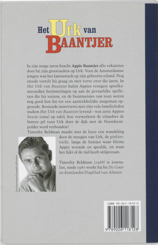 Achterkant van Het Urk van Baantjer