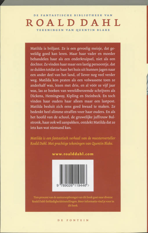Achterkant van Matilda