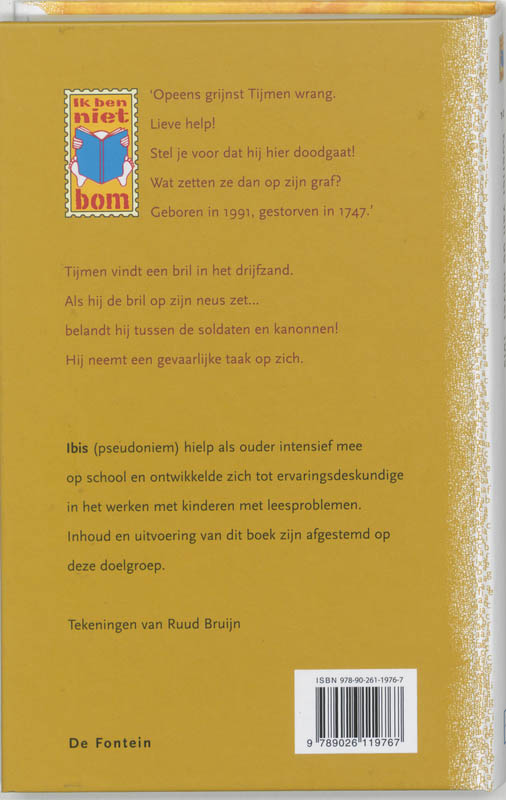 Achterkant van Koerier van de Rover
