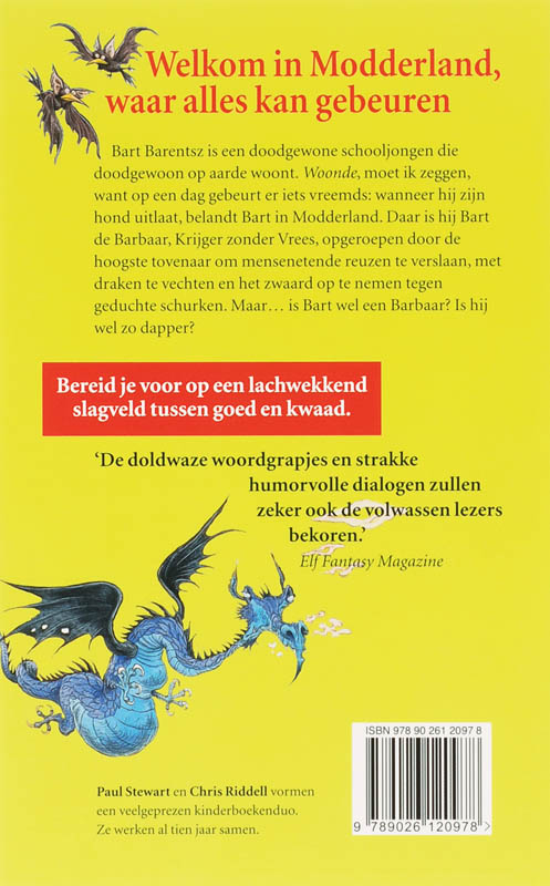 Achterkant van Modderland omnibus