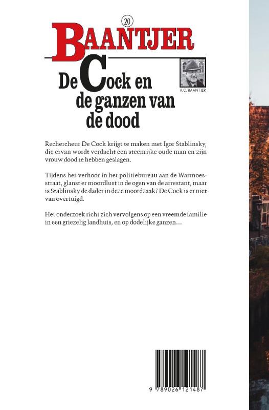 Achterkant van De Cock en de ganzen van de dood