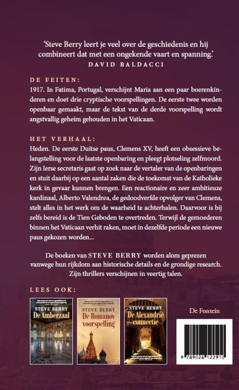 Achterkant van Het derde geheim