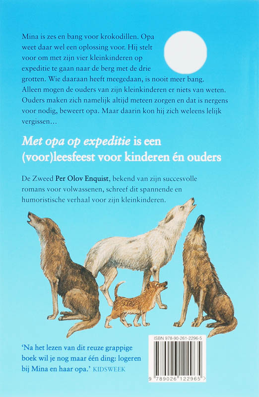 Achterkant van Met opa op expeditie