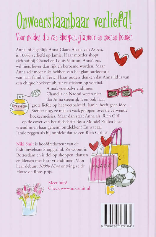 Achterkant van 100% Anna