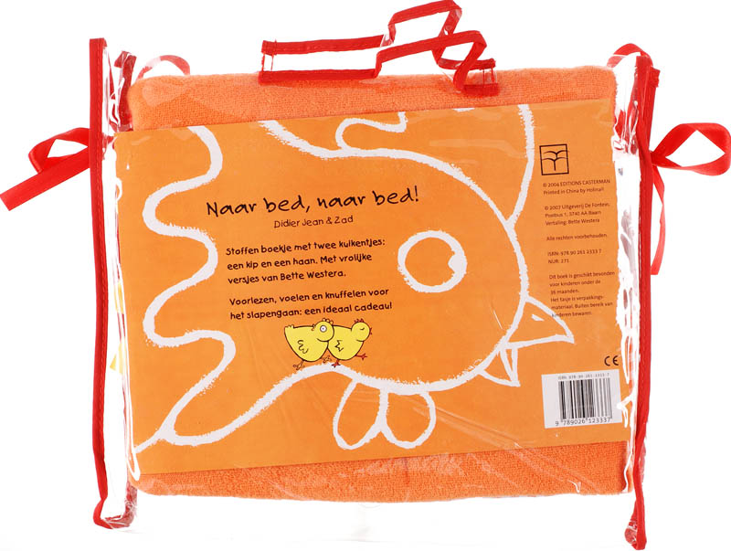 Achterkant van Naar bed, naar bed