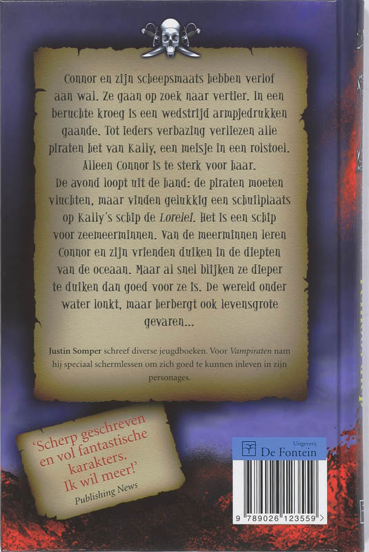 Achterkant van Vampiraten - Peilloos diep