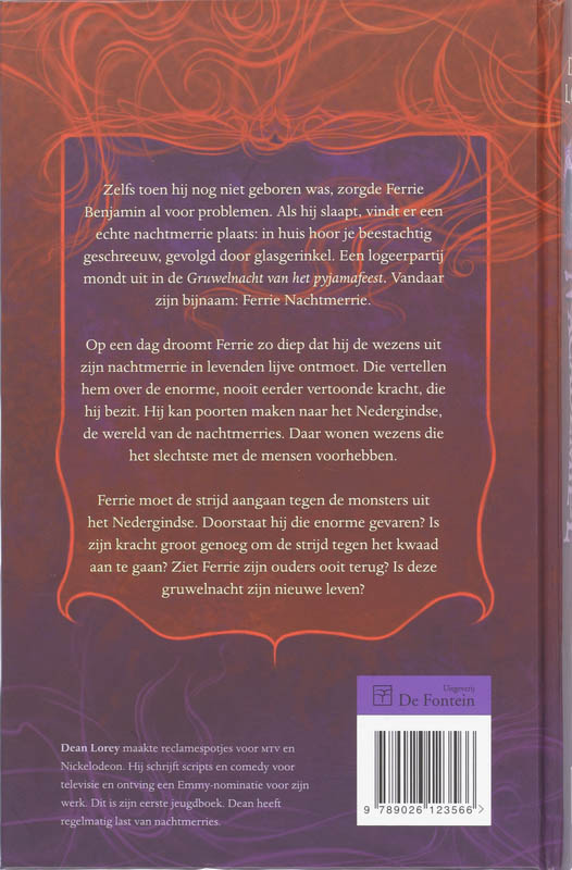 Achterkant van De Nachtmerrie Academie