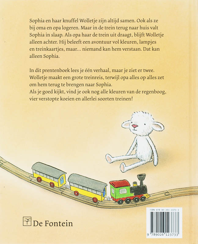 Achterkant van De grote treinreis
