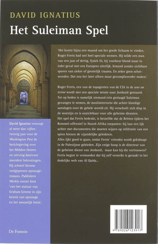 Achterkant van Het Suleiman Spel