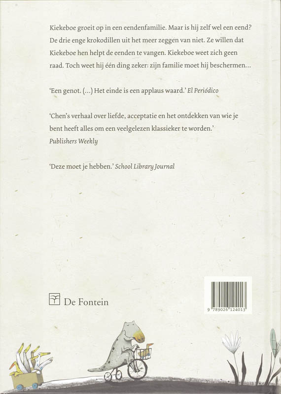 Achterkant van Kiekeboe