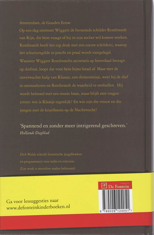 Achterkant van Het mysterie van de Nachtwacht