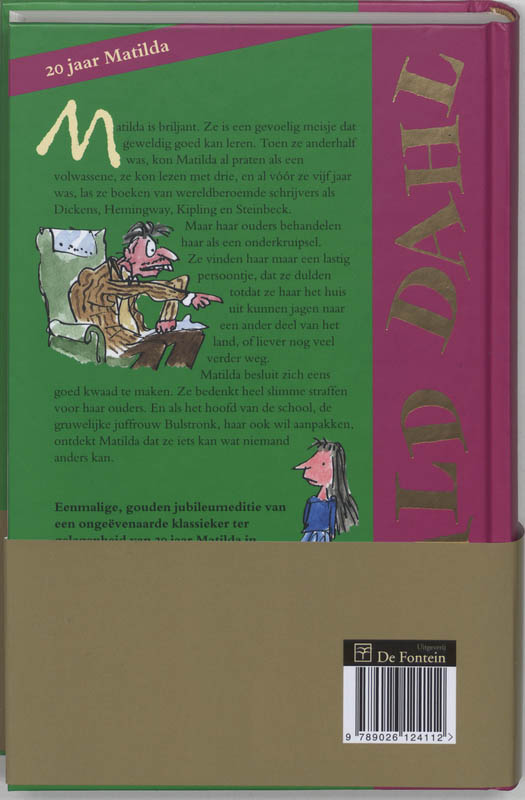 Achterkant van Matilda