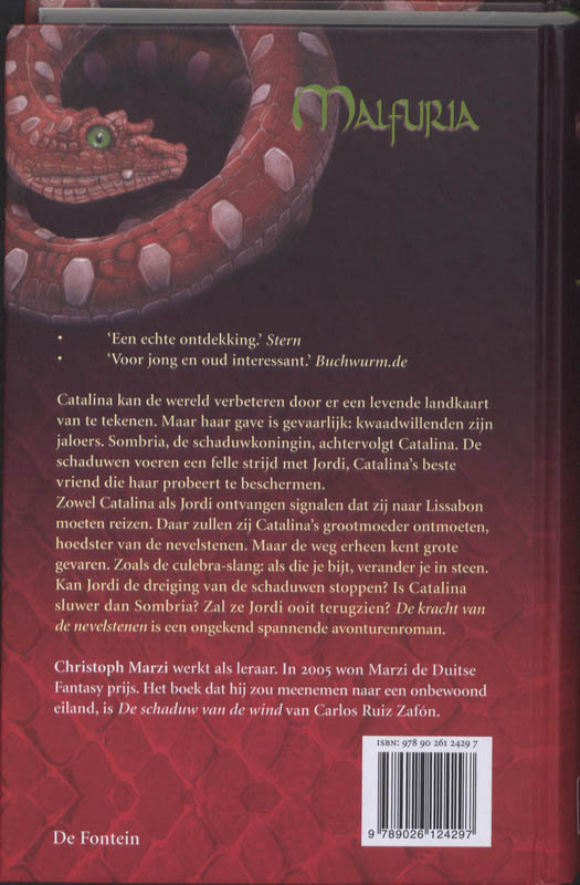 Achterkant van Malfuria 2 De kracht van de nevelstenen