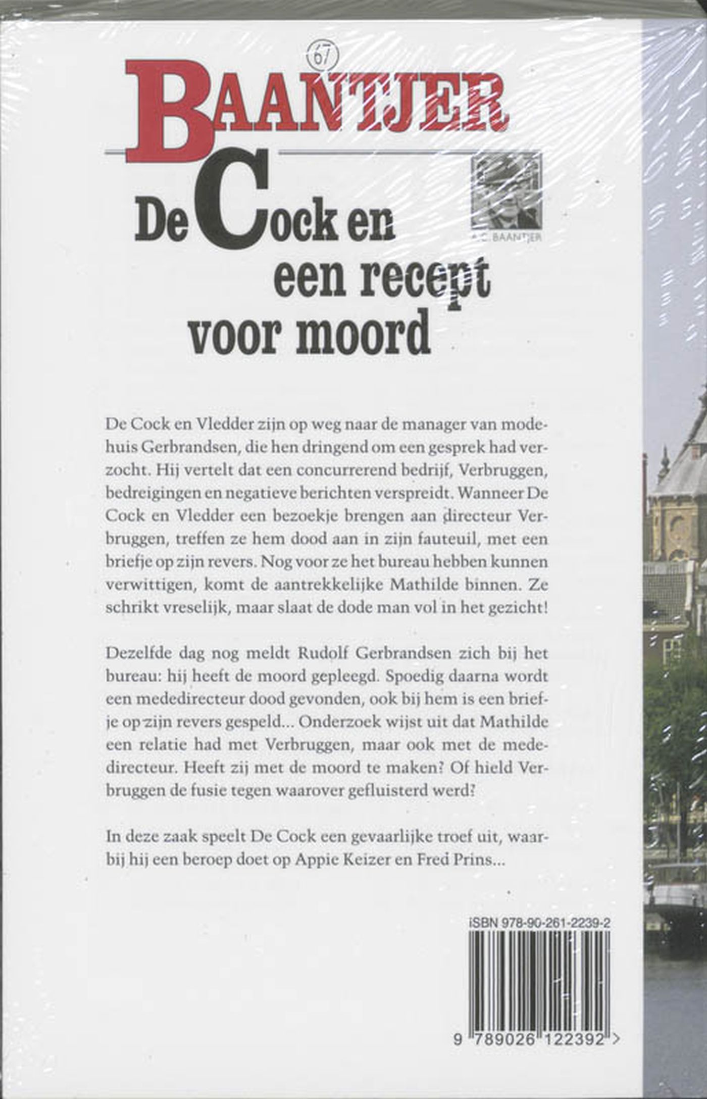 Achterkant van De Cock en een recept voor moord