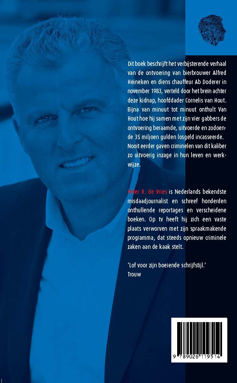 Achterkant van De ontvoering van Alfred Heineken