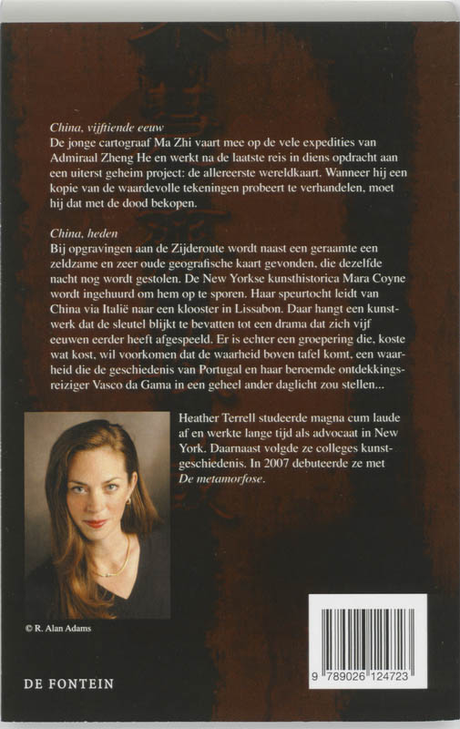Achterkant van De cartograaf