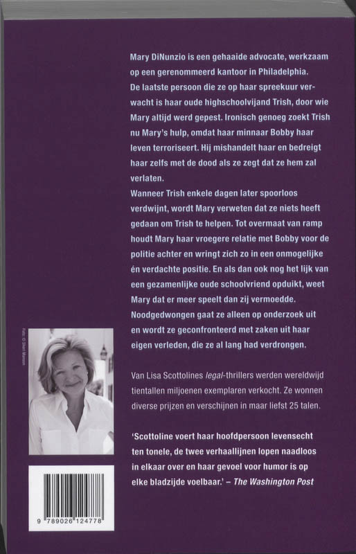 Achterkant van In het nauw