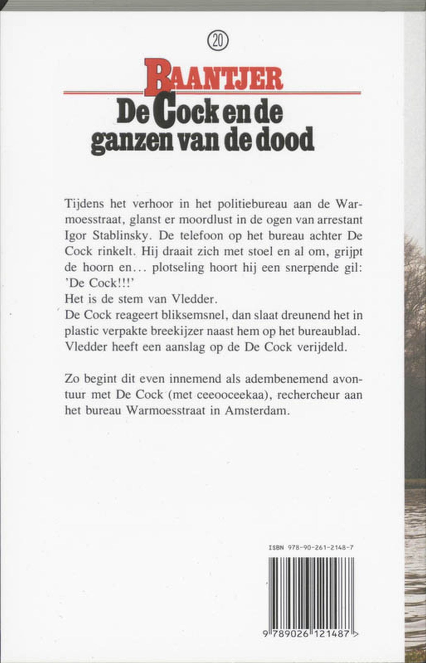 Achterkant van De Cock en de ganzen van de dood