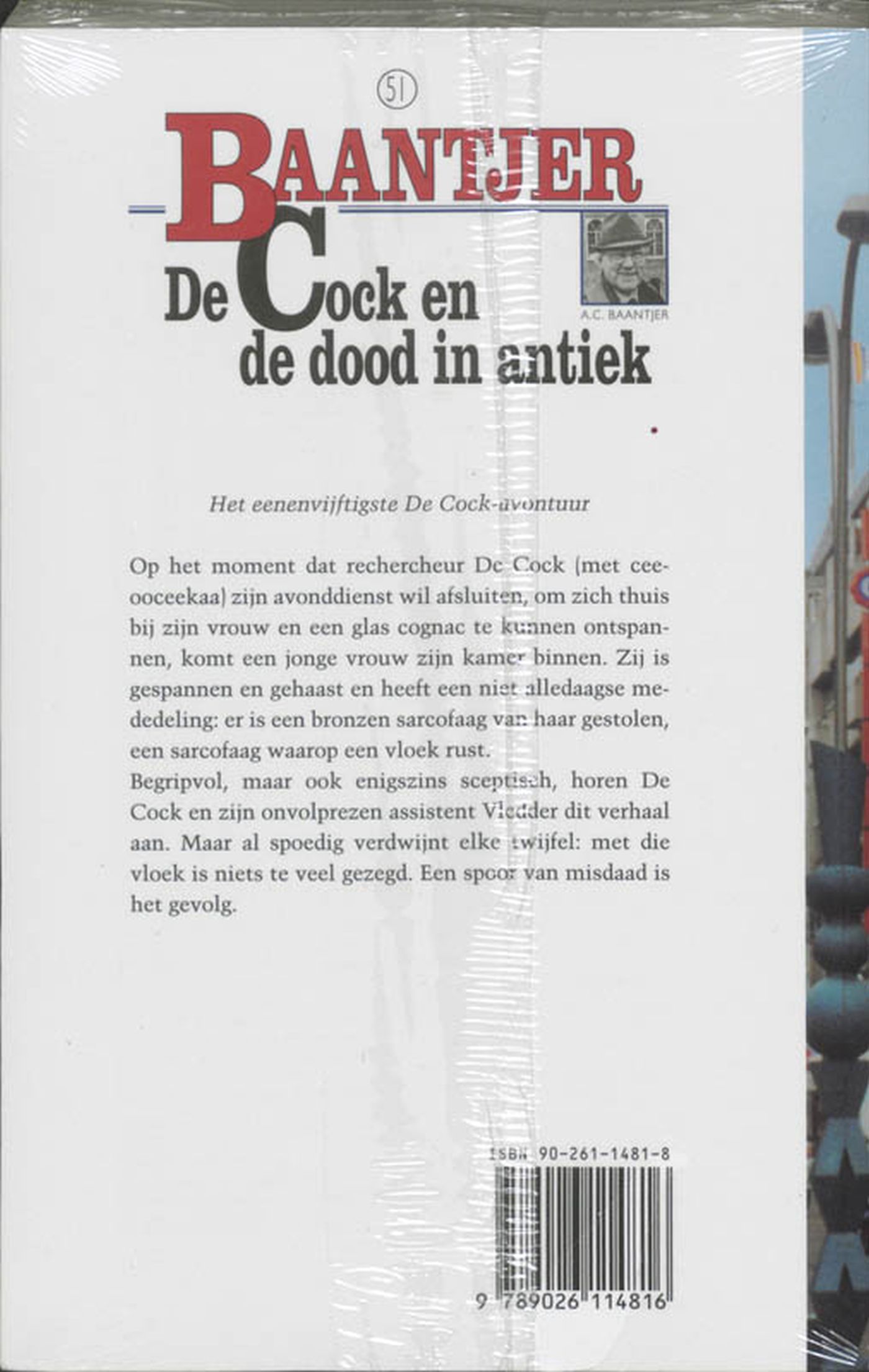 Achterkant van De Cock en de dood in antiek