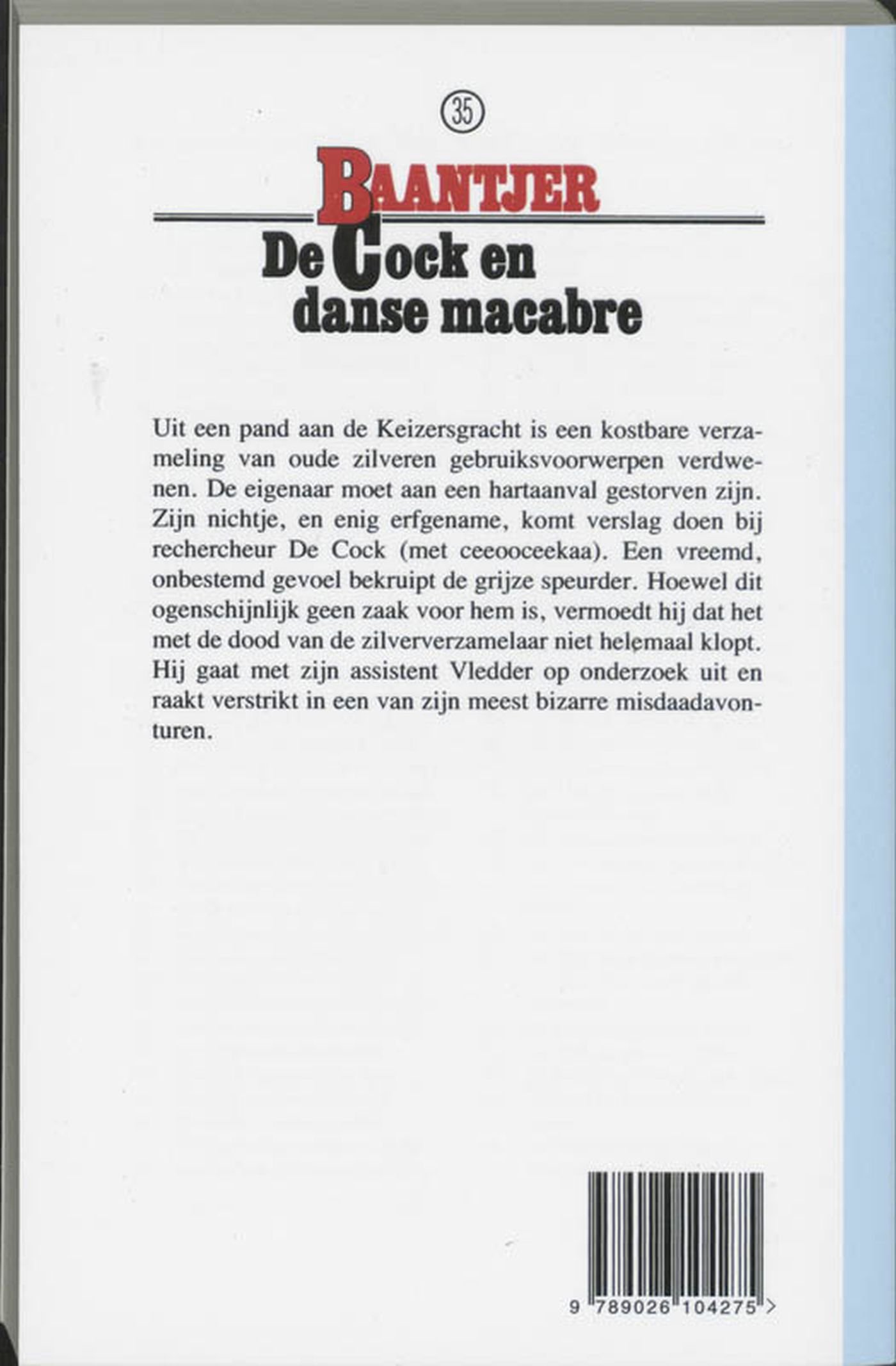 Achterkant van De Cock en danse macabre
