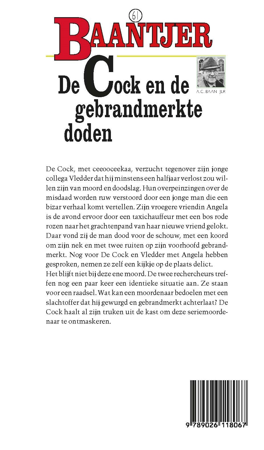Achterkant van De Cock en de gebrandmerkte doden