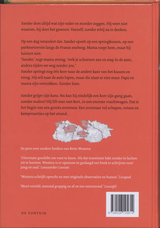 Achterkant van Zeg maar tegen de juf dat ik wat later kom
