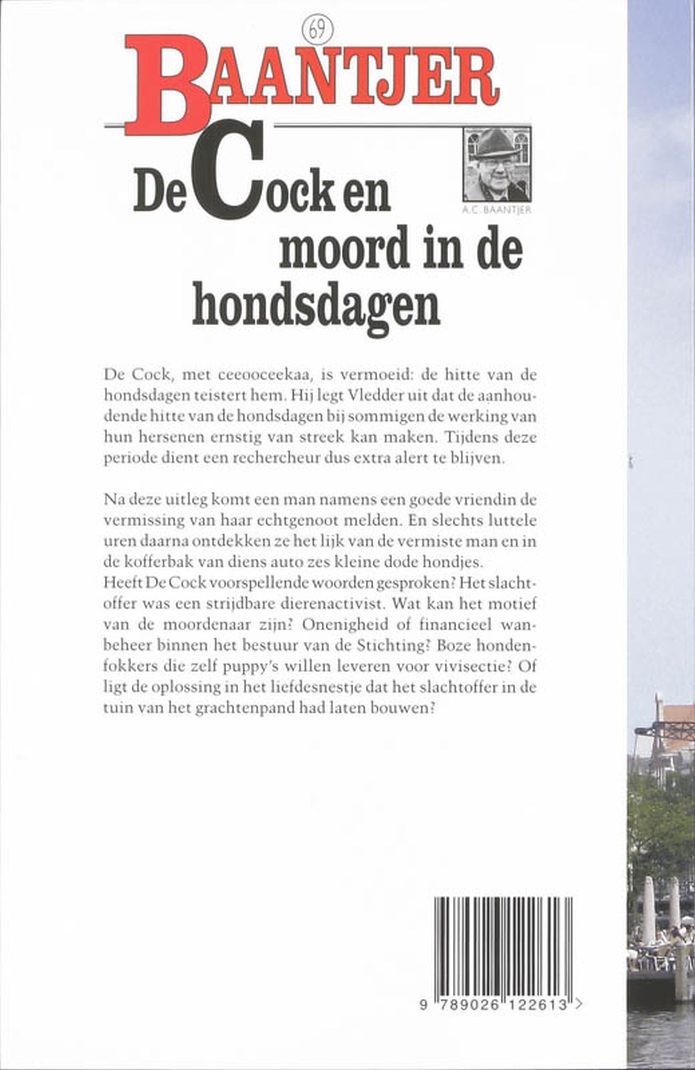 Achterkant van De Cock en de moord in de hondsdagen