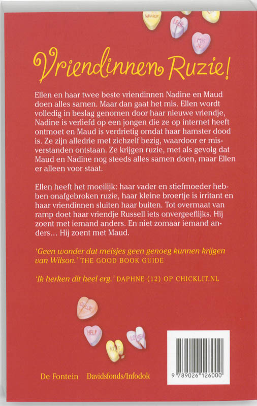 Achterkant van Vriendinnen - ruzie!