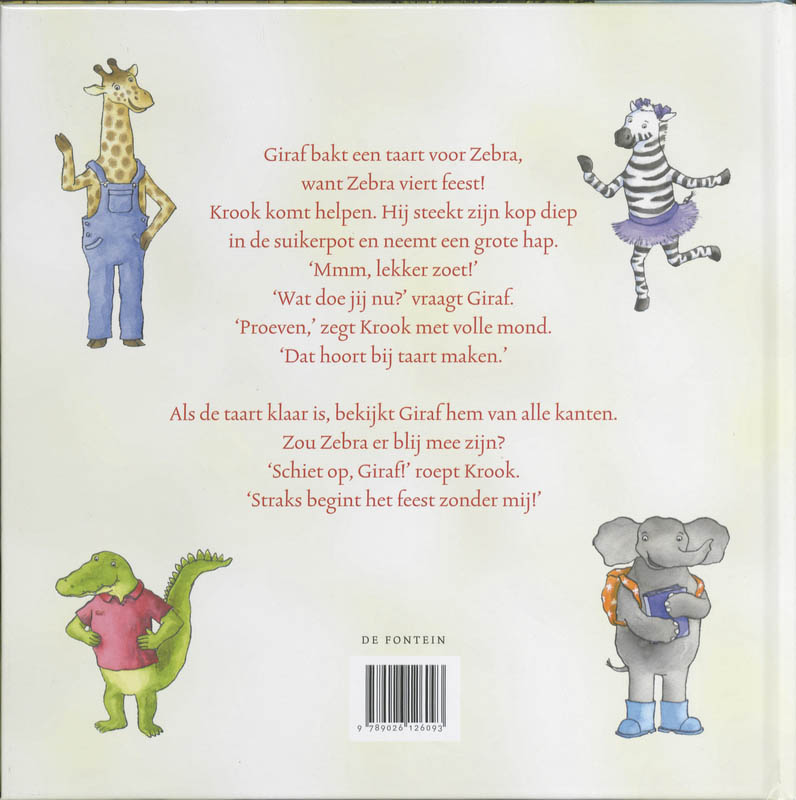 Achterkant van Giraf viert feest