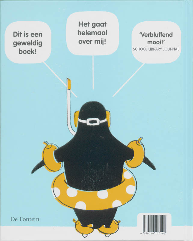 Achterkant van Zeno op zwemles