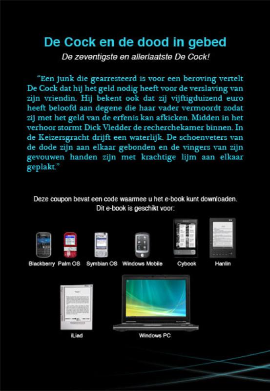 Achterkant van De Cock en de dood in gebed