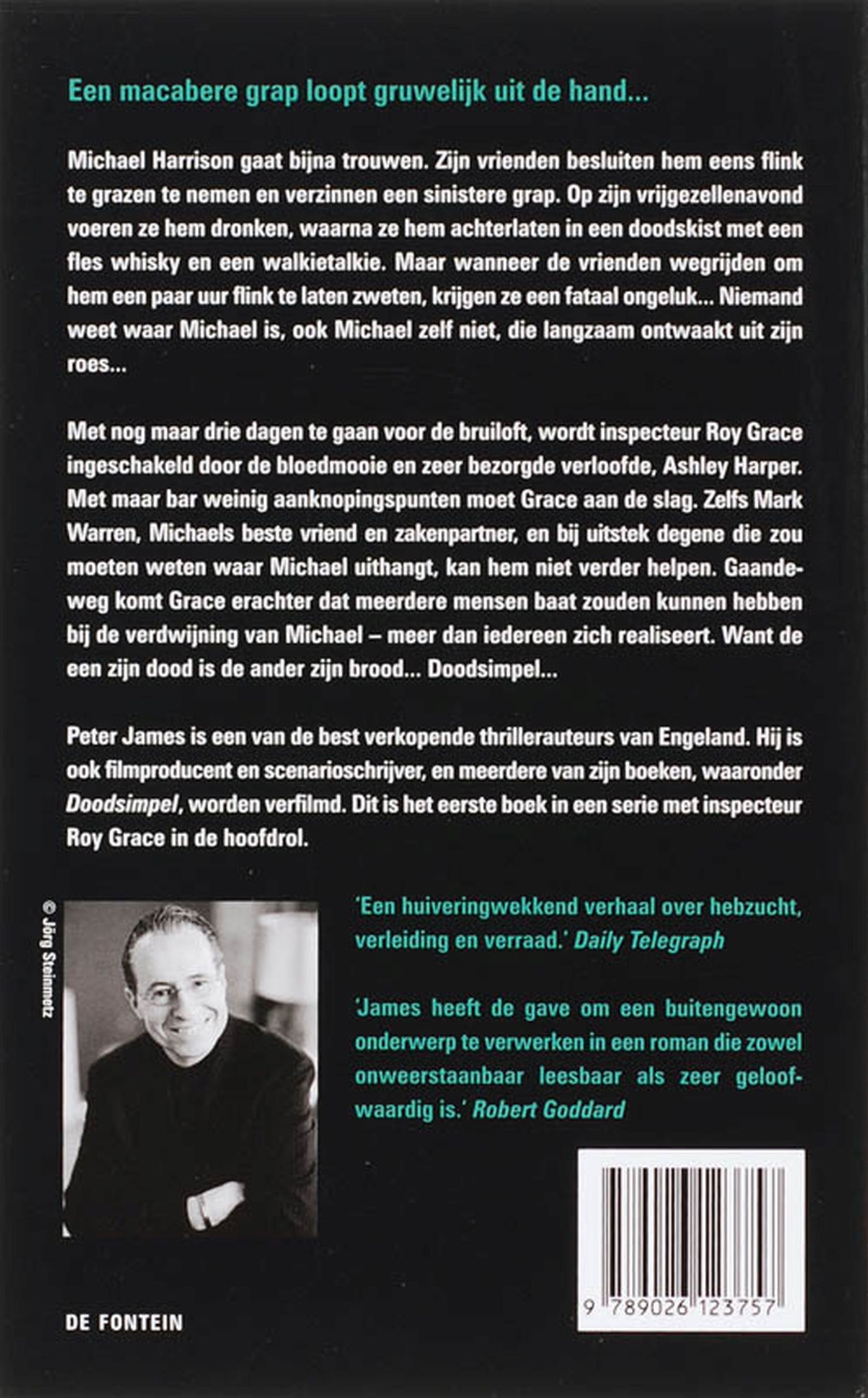 Achterkant van Doodsimpel